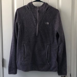North face half zip with hood